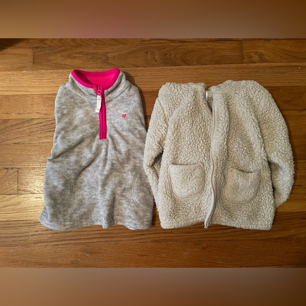 Carter’s Fleece Sweater and Cardigan